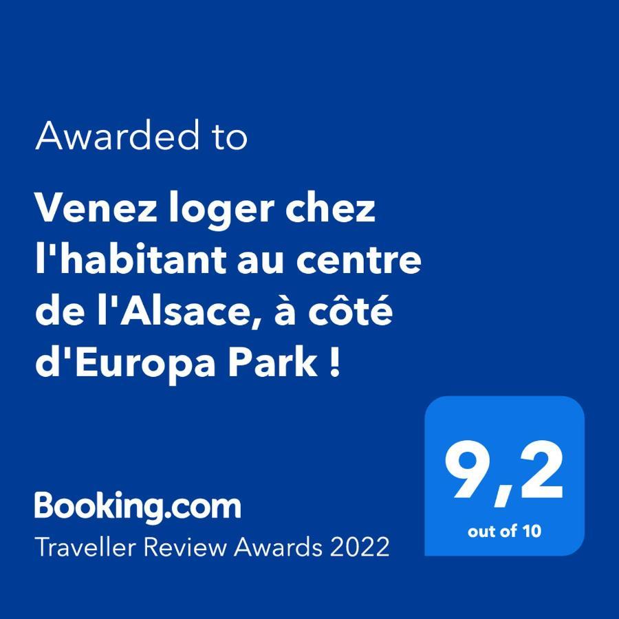 Venez Loger Chez L'Habitant Au Centre De L'Alsace, A Cote D'Europa Park ! Otel Marckolsheim Dış mekan fotoğraf